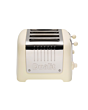 Dualit 46202 4 Slot Lite Toaster, Gloss Cream