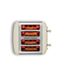 Dualit 46202 4 Slot Lite Toaster, Gloss Cream