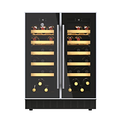 Hoover HWCB 60D UK/N  HWCB60DUK/N 59.5cm Built In Wine Cooler - Black